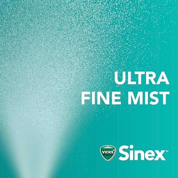 Vicks Sinex Severe Allergy & Sinus Nasal Spray, Original Ultra Fine Mist, Decongestant Relief from Nasal Congestion, Sinus Pressure Relief, 265 Sprays (2 Count) - Image 5