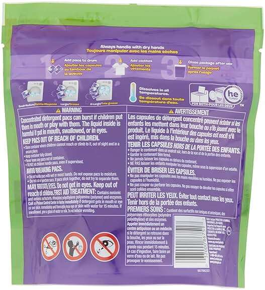 Gain Flings Laundry Detergent Pods - Moonlight Breeze - 16 Count Pods Per Package - Pack of 2 Packages - Image 3