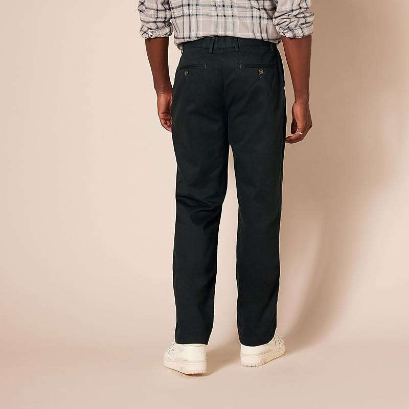 Amazon Essentials Men's Classic-Fit Wrinkle-Resistant Flat-Front Stretch Chino Pant - Image 3