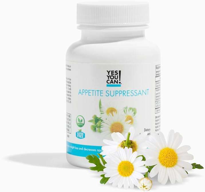 Yes You Can! Appetite Support for Body Weight Management - Healthy Relationship with Food - Includes Natural Ingredients: 5-HTP, Lemon Balm, Chamomile Extract - 30 Capsules, 1 Pack - Image 1