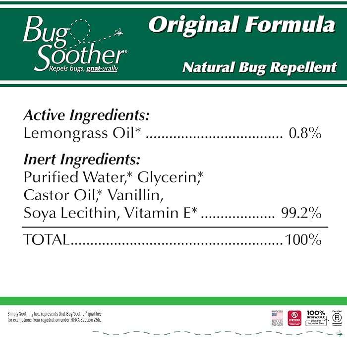 Bug Soother Spray Small Family Pack - Natural Insect, Gnat and Mosquito Repellent & Deterrent with Essential Oils - 100% DEET-Free Safe Bug Spray for Adults, Kids, Pets, & Environment - Made in USA - Image 7