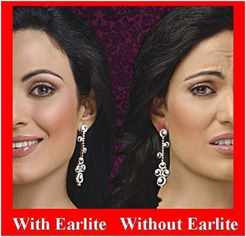 EarLite 240 (60 Ea X 4 Packs) Invisible Earring Ear Support Waterproof Patches in ZipLock Pouch - Made in USA - Image 2