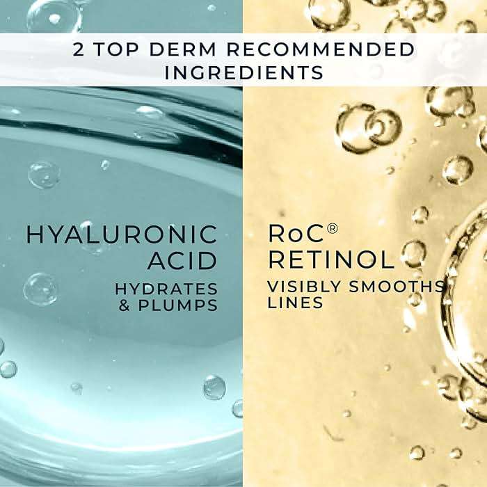 RoC Retinol Correxion Max Daily Hydration Anti-Aging Face Moisturizer with Hyaluronic Acid, Oil Free Skin Care Cream for Fine Lines, Dark Spots, Post-Acne Scars, Retinol Moisturizer, 1.7 Ounces - Image 6