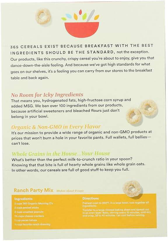 365 by Whole Foods Market, Organic Morning Os Cereal, 14 Ounce - Image 4