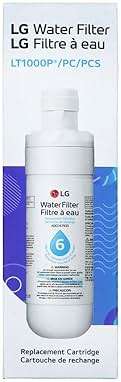 LG LT1000P - 6 Month / 200 Gallon Capacity Replacement Refrigerator Water Filter (NSF42, NSF53, and NSF401) ADQ74793501, ADQ75795105, AGF80300704, or AGF80300705 White - Image 7