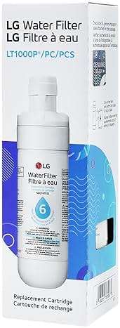 LG LT1000P - 6 Month / 200 Gallon Capacity Replacement Refrigerator Water Filter (NSF42, NSF53, and NSF401) ADQ74793501, ADQ75795105, AGF80300704, or AGF80300705 White - Image 10