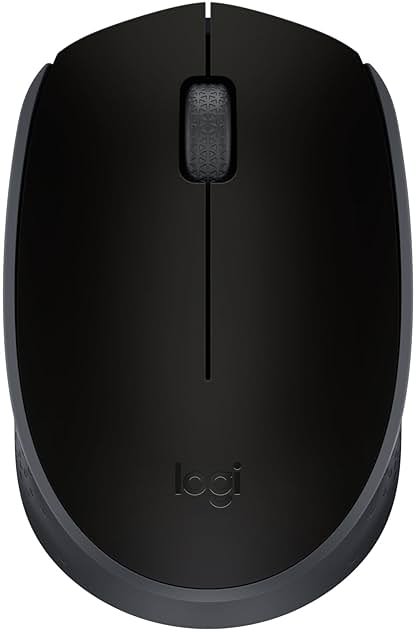Logitech M170 Wireless Mouse for PC, Mac, Laptop, 2.4 GHz with USB Mini Receiver, Optical Tracking, 12-Months Battery Life, Ambidextrous - Black - Product Image