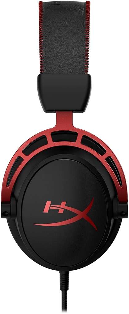HyperX Cloud Alpha - Gaming Headset, Dual Chamber Drivers, Legendary Comfort, Aluminum Frame, Detachable Microphone, Works on PC, PS4, PS5, Xbox One, Xbox Series X|S, Nintendo Switch and Mobile – Red - Image 5