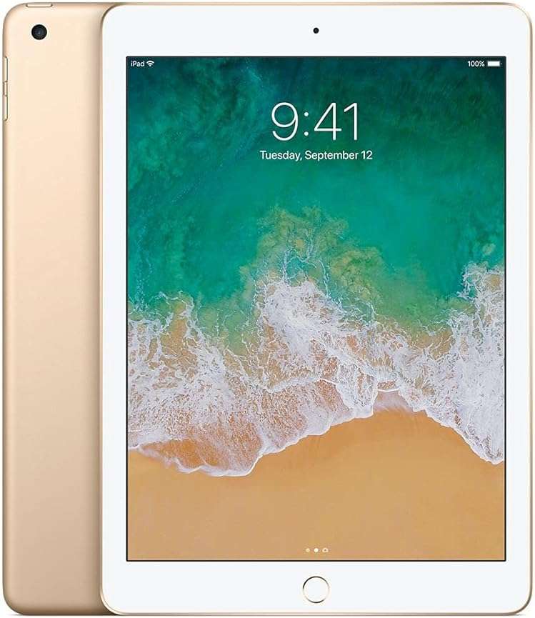 Apple iPad 5th Generation 128GB WiFi+Cellular (AT&T) MPGC2LL/A - Gold - Image 2