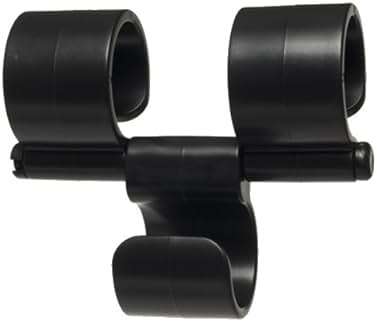 The Smarter Hook Black - Strong, Durable, and Lightweight Innovative Multi-Use Hook for Diaper Bags, Backpacks, Purses, Grocery Bags; Use on Baby Strollers, Shopping Carts, Walkers, Chairs - Image 2