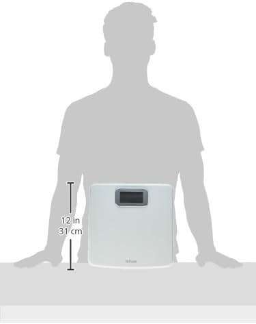 Taylor Precision Products Capacity Digital Bathroom Scale, White, 400 lb - Image 3