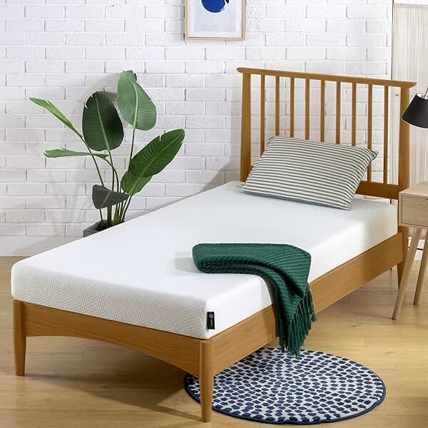 ZINUS Narrow Twin Mattress (30” Wide x 75” Long), 5 Inch Memory Foam Mattress for Bunk Beds, Trundles, Youth Bedroom, & Compact Spaces, Medium Feel, CertiPUR-US Certified - Product Image