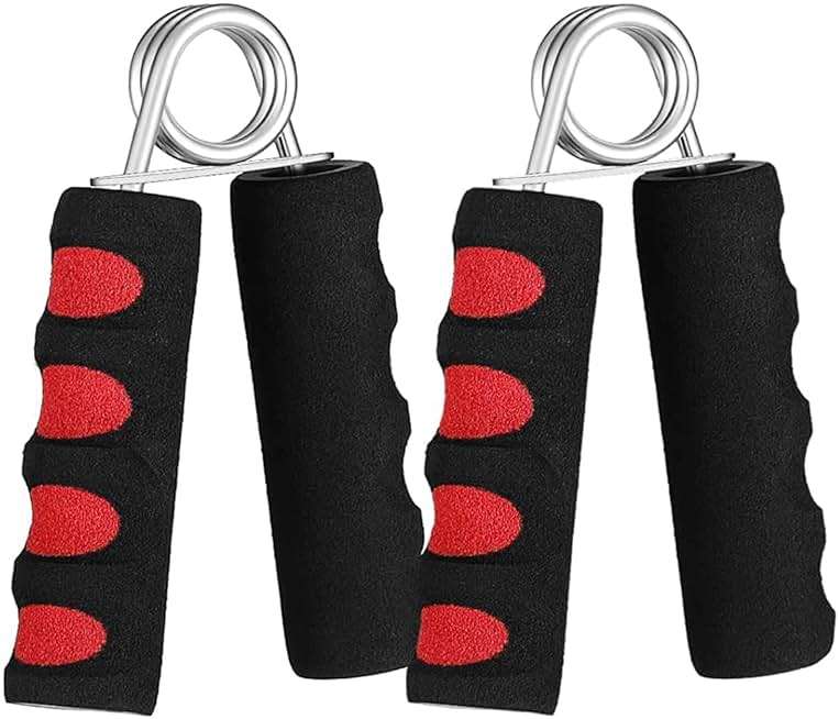 BOOMIBOO Hand Grip Strengthener, Hand Soft Foam Manual Exerciser, Rapid Increase of Wrist, Forearm and Finger Strength Exercise Equipment, 2 Pack - Image 1