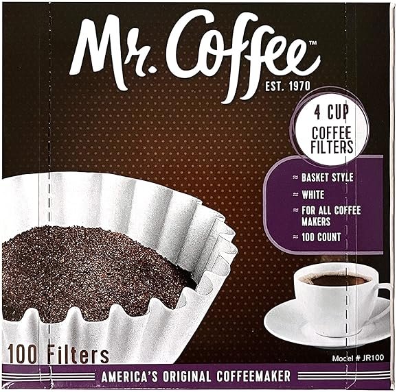 Mr. Coffee 4-Cup Coffee Filters, 100 Count (Package May Vary) - Product Image