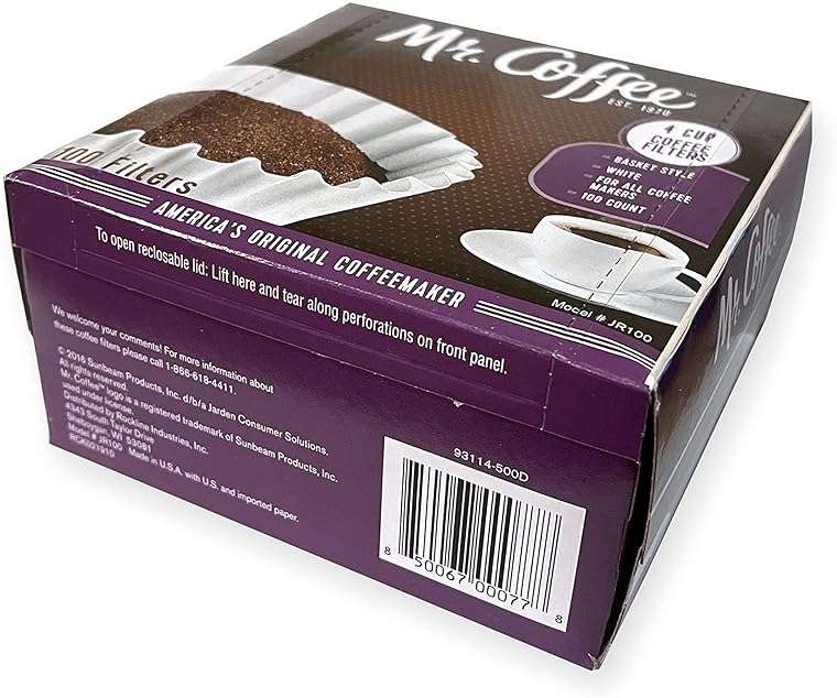 Mr. Coffee 4-Cup Coffee Filters, 100 Count (Package May Vary) - Image 3