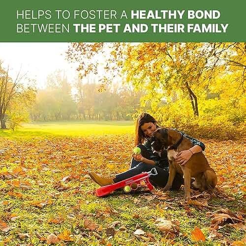 SPOT Launch & Fetch Tennis Ball Launcher Dog Toy | Interactive Dog Fetch Toy Launches Up to 65 Feet | Hands-Free Pickup | Includes 2 Tennis Balls & Removable Shoulder Strap | 24" - Image 6