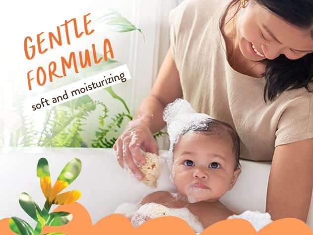Babo Botanicals Sensitive Baby Fragrance-Free 2-in-1 Shampoo & Wash - Shea Butter, Calendula & Aloe Vera - EWG Verified - Cruelty-Free - Vegan - Pediatrician Tested - For Babies & Kids - Image 6