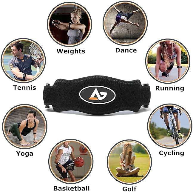 AetherGear Tennis Elbow Brace with Bonus Replacement Strap (1 pack) - Forearm Brace Support Band with Compression Pad and Elbow Strap for Tendonitis, Tennis & Golfer Elbow & Bursitis - Women and Men - Image 2