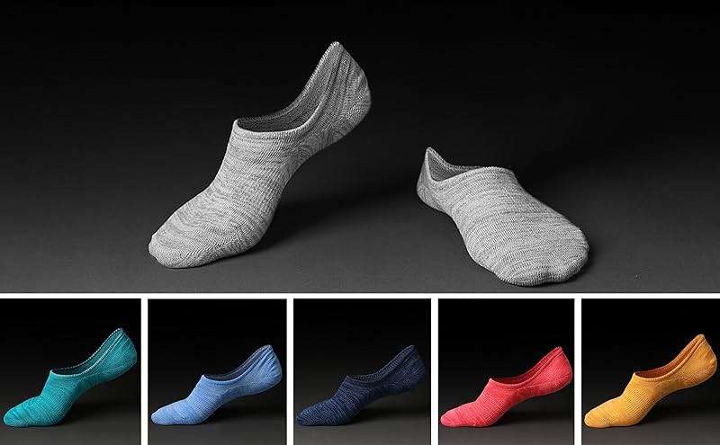 IDEGG No Show Socks Women & Men Low Cut Ankle Short Anti-slid Athletic Running Casual Invisible Liner Socks - Image 3