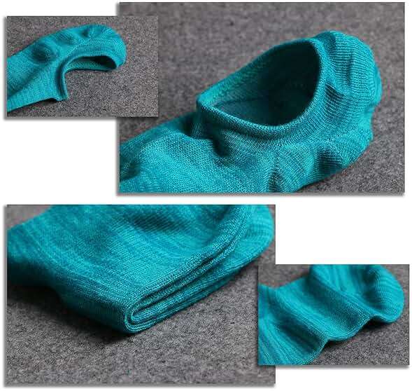 IDEGG No Show Socks Women & Men Low Cut Ankle Short Anti-slid Athletic Running Casual Invisible Liner Socks - Image 4