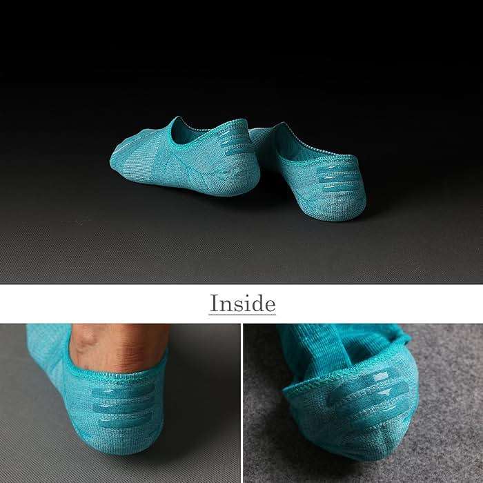 IDEGG No Show Socks Women & Men Low Cut Ankle Short Anti-slid Athletic Running Casual Invisible Liner Socks - Image 5