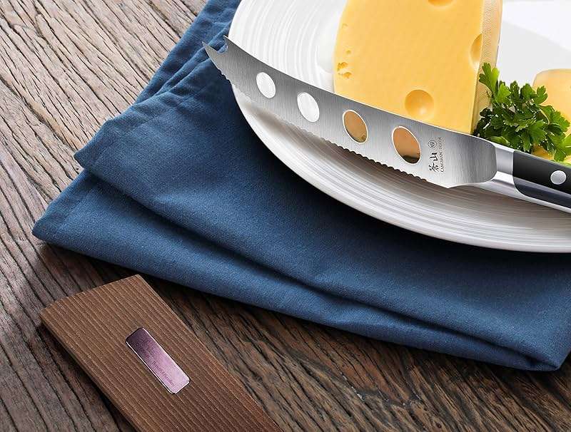 Cangshan 1021561 Solid Ash Wood Magnetic ANCHOR Knife Sheath Only for 5-Inch Tomato/Cheese Knife - Image 6