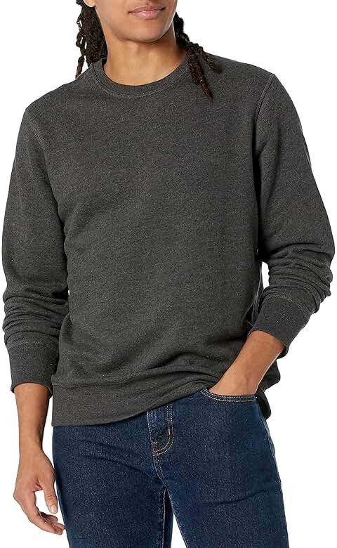 Amazon Essentials mens Fleece Crewneck Sweatshirt (Available in Big & Tall) - Product Image