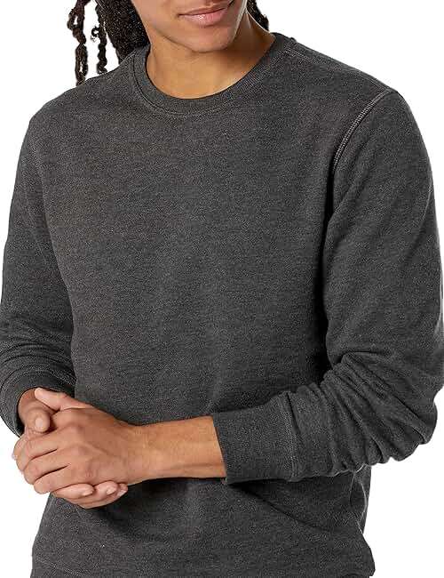 Amazon Essentials mens Fleece Crewneck Sweatshirt (Available in Big & Tall) - Image 4