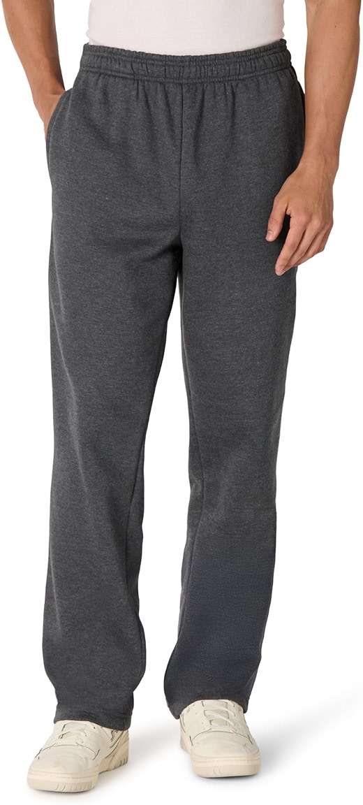 Amazon Essentials Men's Relaxed Straight Leg Fleece Open Bottom Sweatpant (Available in Big & Tall) - Image 1