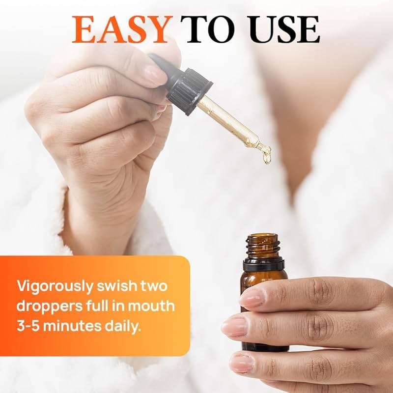The Goodbye Company Gum Disease Treatment - 100% Pure Neem & Clove Oil - Natural Gingivitis Remedy - Non-Toxic, BPA-Free Oral Care - Fast-Acting Gum Healer (30ml) - Image 6