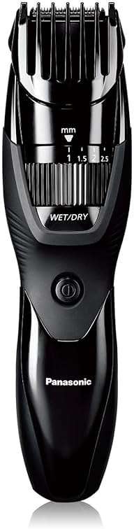 Panasonic Cordless Beard Trimmer for Men with Precision Dial, 19 Adjustable Length Settings, Rechargeable Battery, Washable, Birthday Gifts for Men, ER-GB42-K (Black) - Image 1