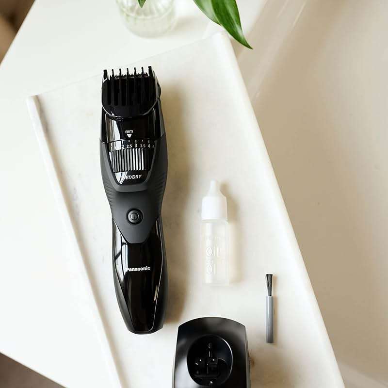 Panasonic Cordless Beard Trimmer for Men with Precision Dial, 19 Adjustable Length Settings, Rechargeable Battery, Washable, Birthday Gifts for Men, ER-GB42-K (Black) - Image 9