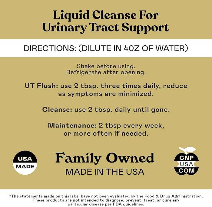 Complete Natural Urinary Tract Complete 8oz - Liquid Supplement for Urinary Tract Health with Organic Cranberry, D-Mannose, Beet Root, Fennel Seed, and Turmeric - Image 5