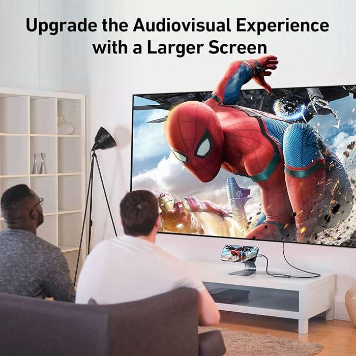 uni USB-C to HDMI Adapter 4K@60Hz, Thunderbolt 3/4 to HDMI Adapter, Type C HDMI Converter, Compatible with MacBook Pro/Air 2022, iPad Pro/Air, Surface Laptop, Dell XPS, Chromebook, Galaxy & More - Image 7