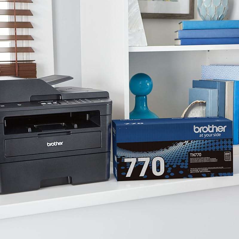 Brother TN-770 HL-L2370DW L2370DWXL MFC-L2750DW L2750DWXL Toner Cartridge (Black) in Retail Packaging - Image 2