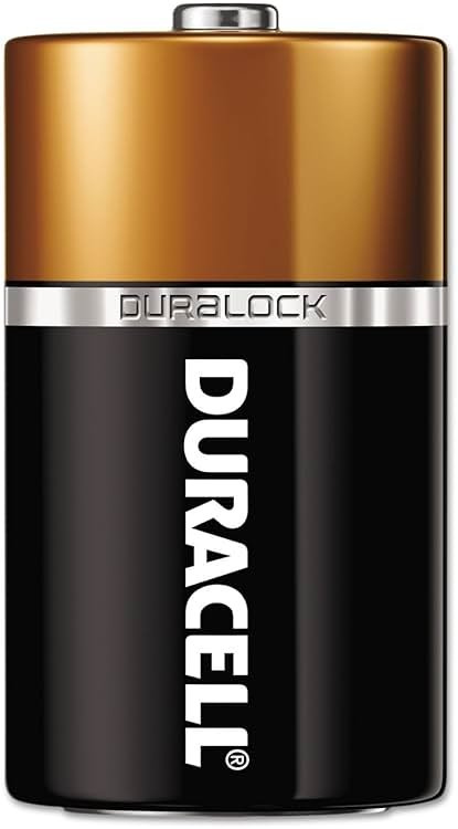 DURACELL MN1300BKD CopperTop Alkaline Batteries with Duralock Power Preserve Technology D 72/CT - Product Image