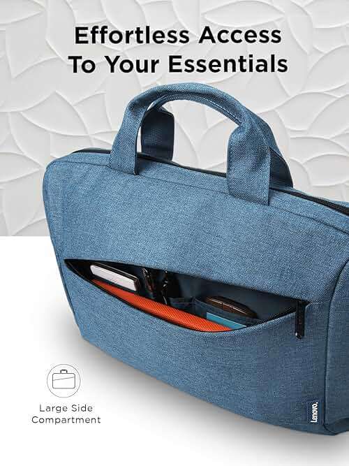 Lenovo Laptop Carrying Case T210, 15.6-Inch Laptop and Tablet, Sleek Design, Durable and Water-Repellent Fabric - Image 4