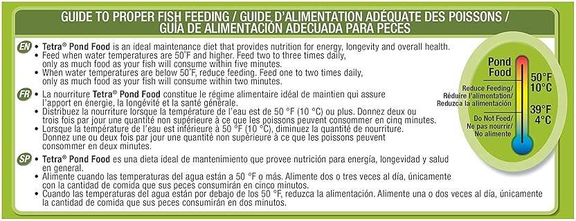 Tetra PondFood Premium Diet Koi & Goldfish Food, 1.25 lb - Image 4