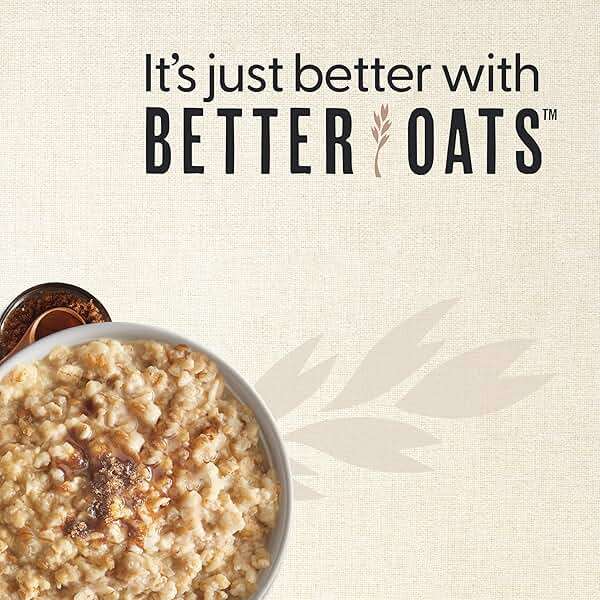 Better Oats 100 Calorie Maple & Brown Sugar Oatmeal, 10 Pouches (Pack of 6) | Made With Whole Grains, Rolled Grains, Flax Seeds, Cooks in 90 Seconds - Image 9