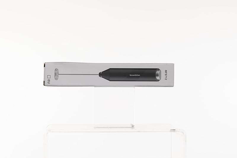 Bonsenkitchen Powerful Milk Frother for Coffee, Fast Handheld Drink Mixer with Stainless Steel Whisk, Battery Operated Hand Frother Stirrer Wand-Black - Image 10