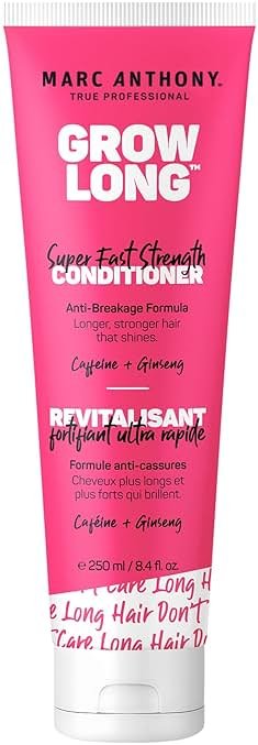 Marc Anthony Strengthening Conditioner, Grow Long - Anti-Frizz, Anti-Breakage & Nourishing Formula For Split Ends, & Hair Growth - Biotin, Vitamin E, Caffeine & Ginseng for Dry & Damaged Hair - Product Image