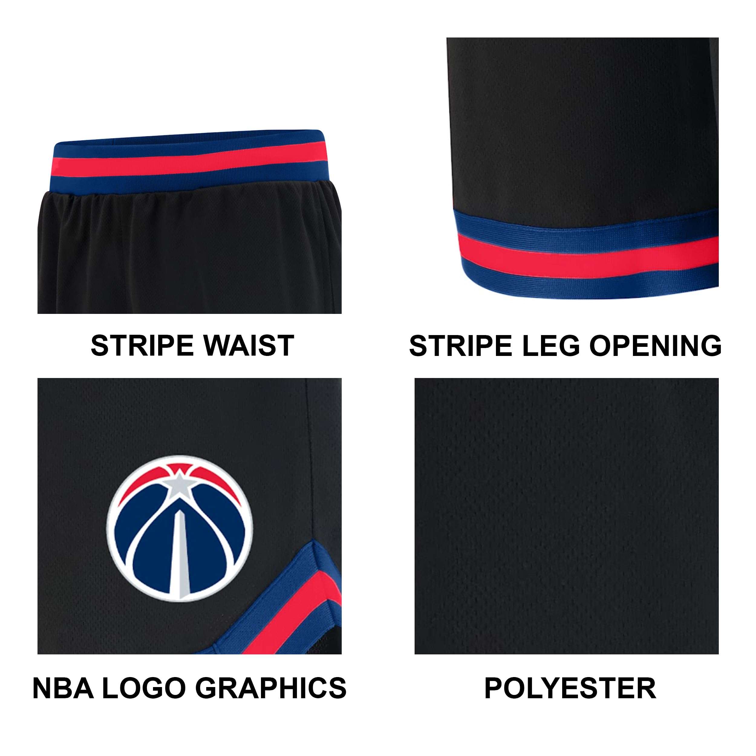Ultra Game Men's NBA Official Soft Air Mesh Ultimate Basketball Shorts - OG Fit - Image 8