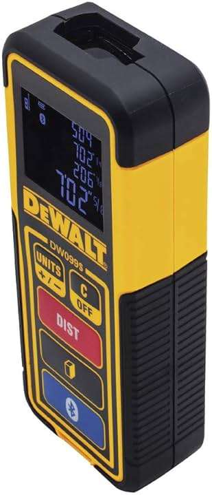 DEWALT Laser Measure Tool/Distance Meter, 100-Feet with Bluetooth (DW099S) - Image 4