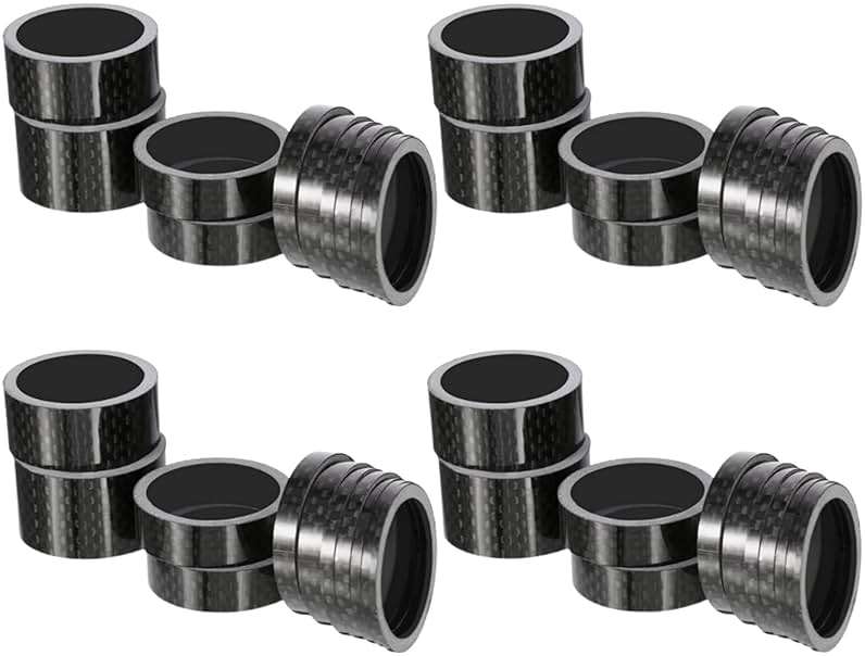 Sumind Bike Carbon Fiber Headset Spacer Bicycle 1-1/8 Inch 20 15 10 5 3 2 1 mm, 7 Size - Image 1