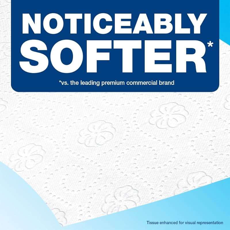 Charmin Commercial Bathroom Tissue, Septic Safe, Individually Wrapped, 2-Ply, White, 450 Sheets/roll, 75 Rolls/carton - Image 3