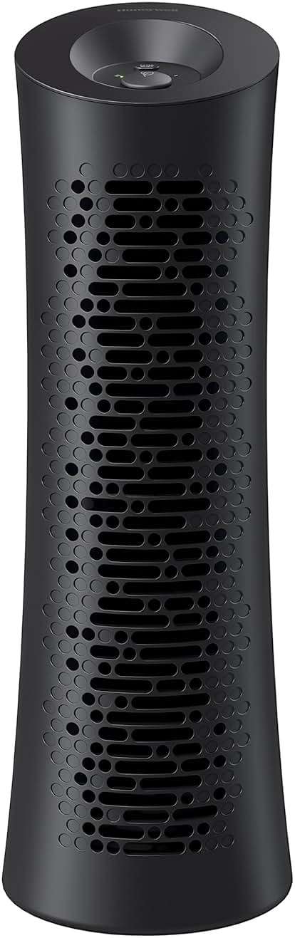 Honeywell HPA030 HEPA Tower Air Purifier, Airborne Allergen Reducer for Medium/Large Rooms (200 sq ft), Black - Wildfire/Smoke, Pollen, Pet Dander, and Dust Air Purifier - Image 6