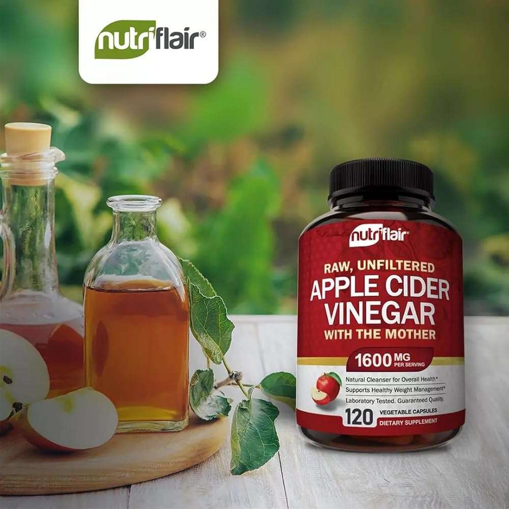 Apple Cider Vinegar Capsules with The Mother - 120 Vegan ACV Pills - Best Supplement for Healthy Weight Loss, Diet, Keto, Digestion, Detox, Immune - Powerful Cleanser & Appetite Suppressant Non-GMO - Image 7