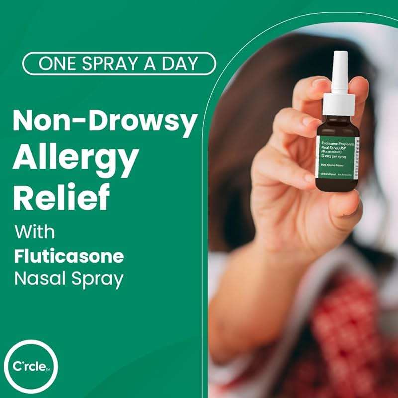 Fluticasone Allergy Nasal Spray Allergy Relief - 24 Hour Non Drowsy - Nose Spray Relief for Sinus Allergies - Prescription Strength Fluticasone Propionate 50mcg - 2 Month Supply - Image 3