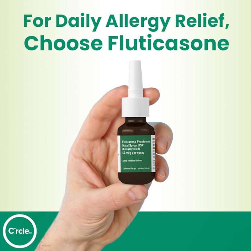 Fluticasone Allergy Nasal Spray Allergy Relief - 24 Hour Non Drowsy - Nose Spray Relief for Sinus Allergies - Prescription Strength Fluticasone Propionate 50mcg - 2 Month Supply - Image 7