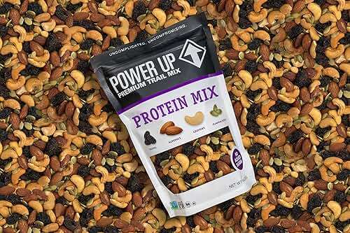 Power Up Premium Trail Mix - Protein Packed 14oz, No Added Sugar, Made Without Peanuts, Gluten Free, Vegan, Non-GMO - Image 3